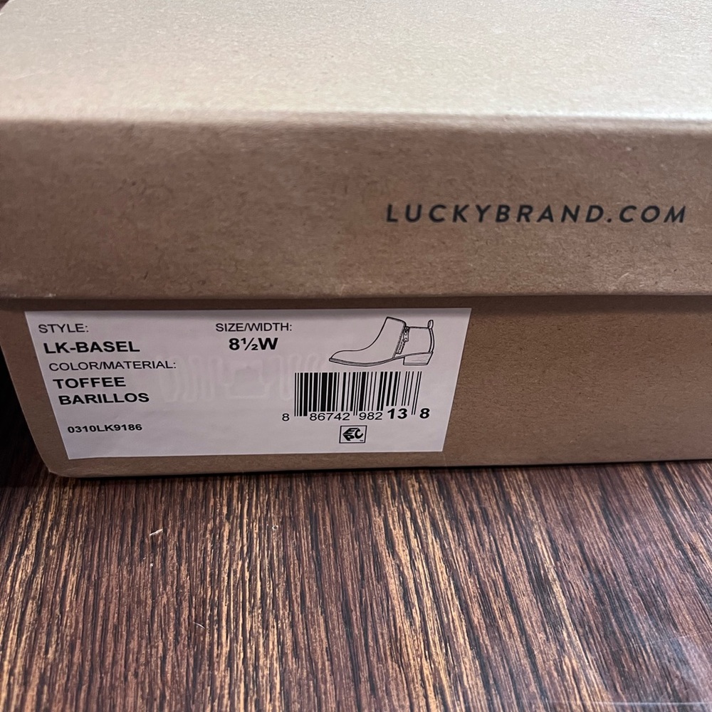 NWOT Lucky Brand Women’s Basel Ankle Boot